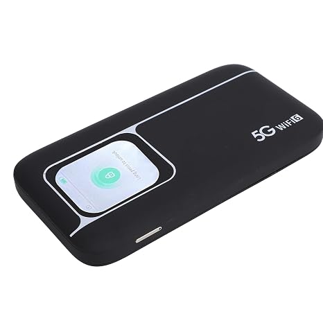WiFi Mobile Hotspo for Travel, High Speed 5G Mobile Hotspot Device with 2.01 Inch Screen, Dual Band WiFi Portable Router for Phone Tablet, Support 16 Devices