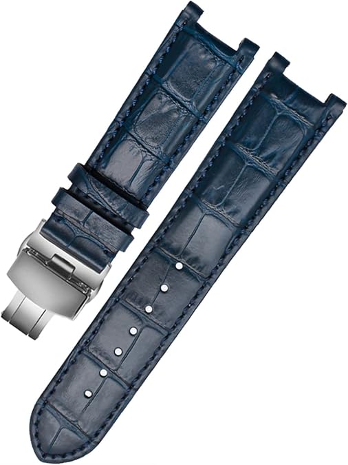 Genuine Leather Watchband For GC 22 * 13mm 20 * 11mm Notched Strap Withstainless Steel Butterfly Buckle Men And Women Watch Belt