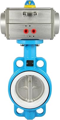 KAT-D671 Pneumatic Butterfly Valve DN40-DN400 Wafer Type Pneumatic Valve automatic valve for LiquidGasWaterOilDN40
