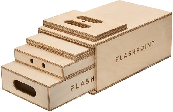 Flashpoint 4-In-1 Nesting Apple Box Set, Brown
