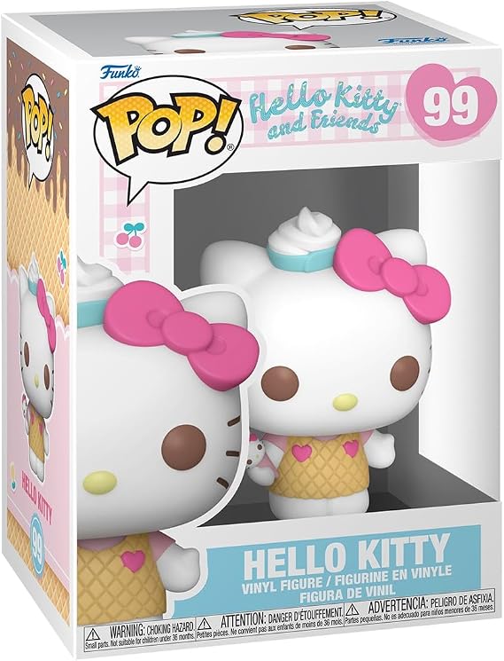 Funko POP! Sanrio: Hello Kitty and Friends - Hello Kitty (Ice Cream)