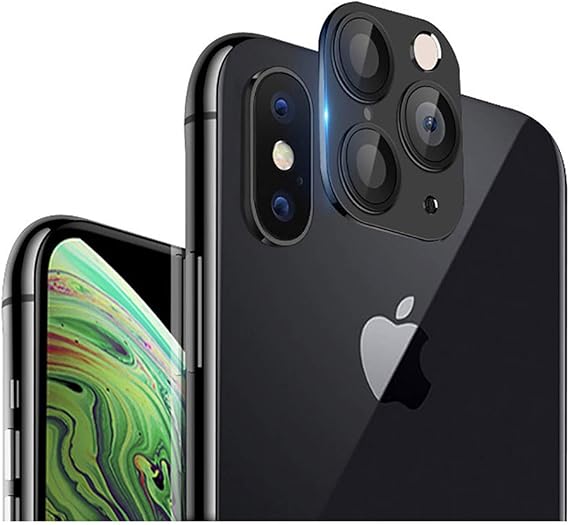 iPhone XR/X Convert to iPhone 11/11 Pro/11 Pro Max Lens Sticker, Camera Lens Protector for iPhone XR/X/XS/XS Max,Upgraded Camera Cover Anti-Scratch Tempered Glass film,Change to New iPhone