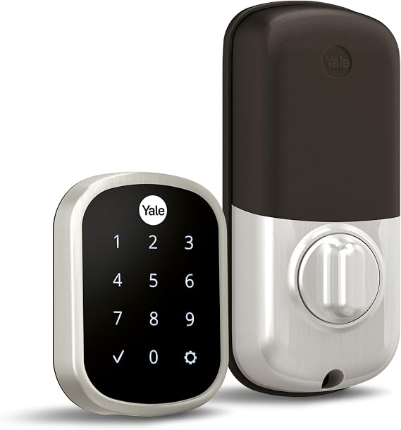 Yale Key Free Touchscreen Deadbolt - Satin Nickel, YRD157-NR-619
