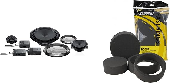Audison APK 163 6.5 in 3-Way Speaker Set with RKFR6 Bundle