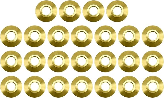 Bargain Brass Pool Cover Collar for Pool Cover Anchor - 25 Pack