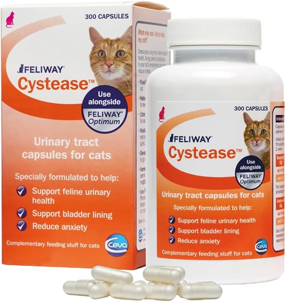 FELIWAY Cystease 300 Capsule Pack, Cats Urinary Tract Infection Treatment