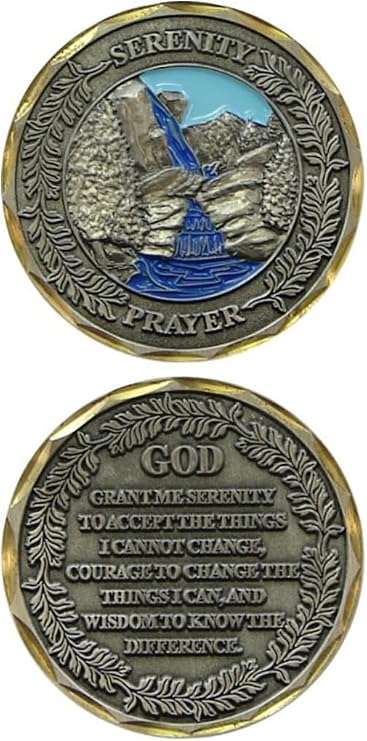 NEW Serenity Prayer Challenge Coin
