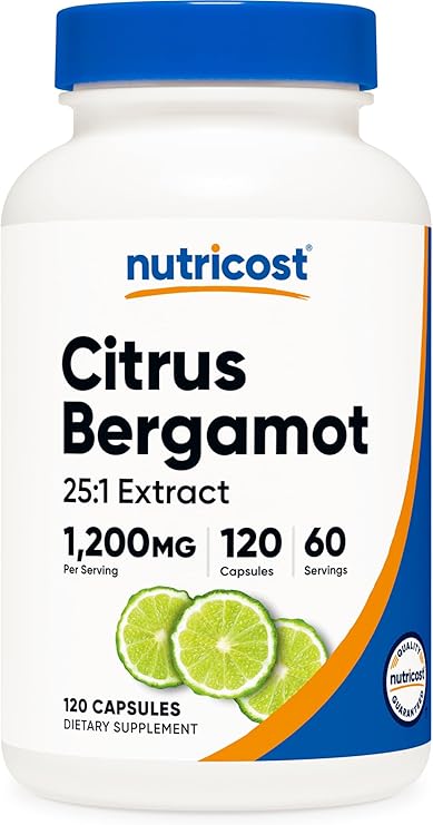 Nutricost Citrus Bergamot Capsules 1,200mg, 120 Capsules, 60 Servings