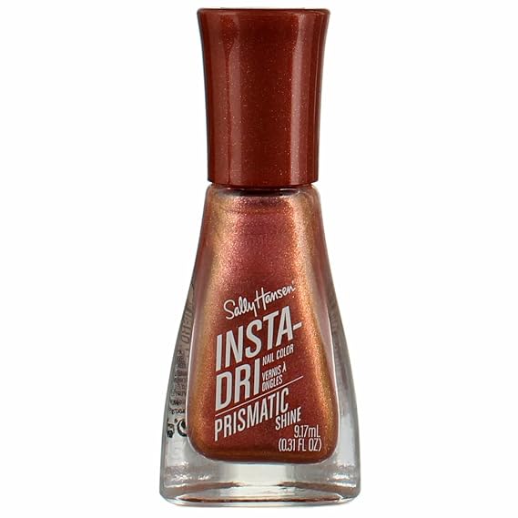 Insta-Dri Prismatic Shine Nail Color - 035 Conjure Copper by Sally Hansen for Women - 0.31 oz Nail Polish