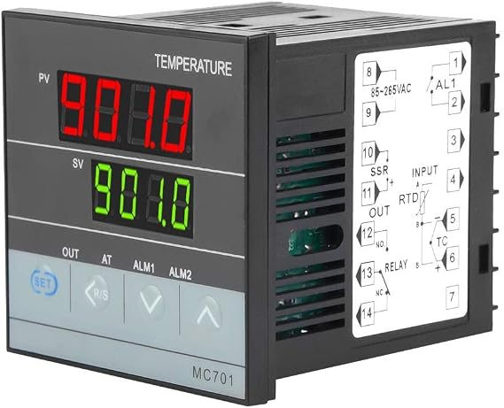 YWBL-WH MC701 Digital PID Temperature Controller with K Type