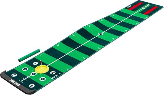 Longridge 4 Speed Track Golf Putting Mat Green