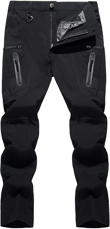 TACVASEN Men's Cargo Pants, Summer, Quick Dry Pants, Outdoor, Climbing, Work