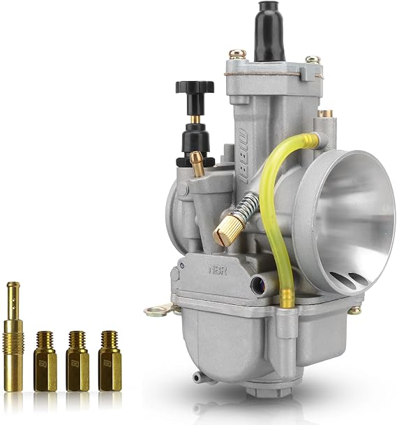 NIBBI PWK34 Carburetor,Motorcycle Carb fit for 350cc-450cc ATV Go Kart Dirt Pit Bike Mini bike Scooters SSR APOLLO