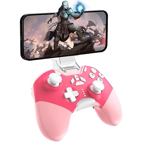 aghi iPhone Controller with Hall Effect Joysticks and Phone Clip