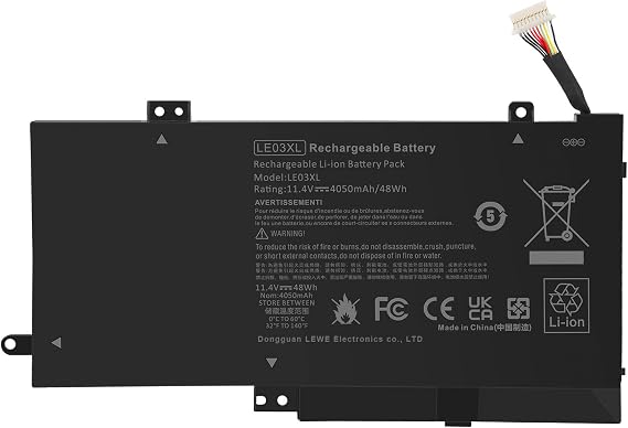 TREE.NB Spare Battery for HP 13-s054sa (M1M24EA) 13-s056nw (M6R44EA) 13-S099nr (M1W93UA) 15-w110nr 796220-541 796220-831 796356-005 LE03 LE03XL TPN-W116