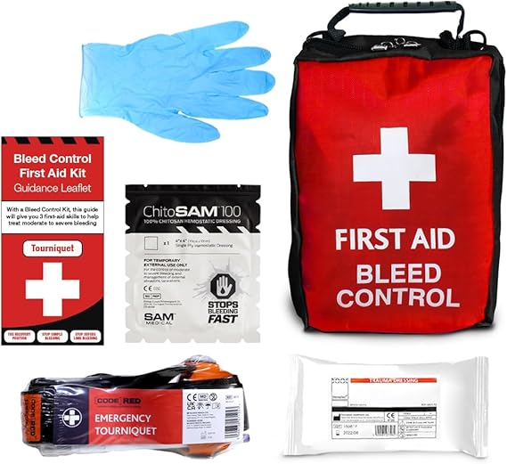 Value Aid Basic Bleed Control Kit with Tourniquet - Soft Case