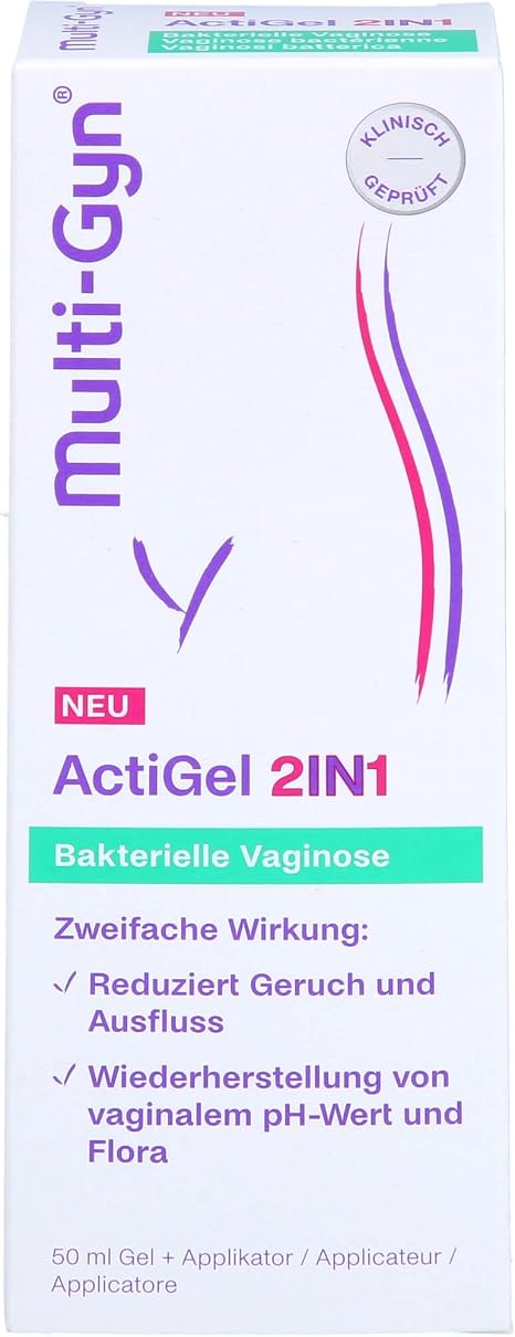 Multi-Gyn ActiGel 2-in-1 Vaginal Gel for Bacterial Vaginosis 50 ml Gel