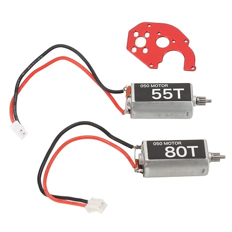 RC Car Motor, Brushed Motor, Crawler Motor, 55T 80T RC Motor High Torsion Brushed Motor Replacement for 1/24 RGT RC Crawler Car