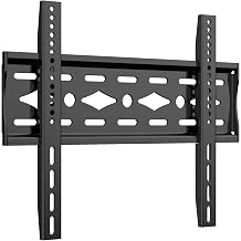 Fixed TV Wall Bracket Fit Most 26-63 inchs LED/LCD/OLED Flat&Curved TVs Low Profile Fixed Television Wall Mount VESA 75x75mm to 400x400mm Up to 50KG 32 36 38 42 55" Universal TV Mount