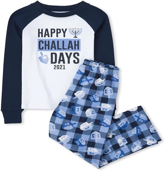 The Children's Place Baby and Family Matching Fleece Holiday Pajama Set