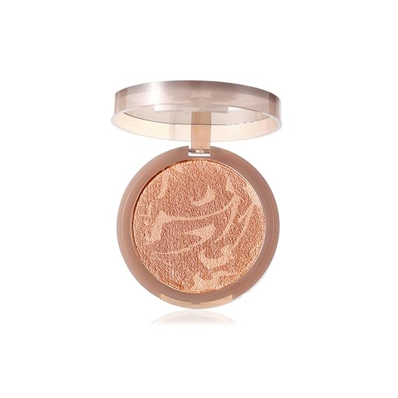 Mousse Bronzer - Waterproof, Skin Tone Correcting, Shimmer Finish, High Coverage Powder with Marbled Design in Light & Medium Brown for a Natural Glow
