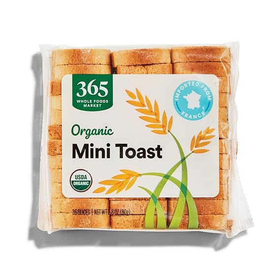 365 by Whole Foods Market, Organic Mini Toast, 2.8 Ounce