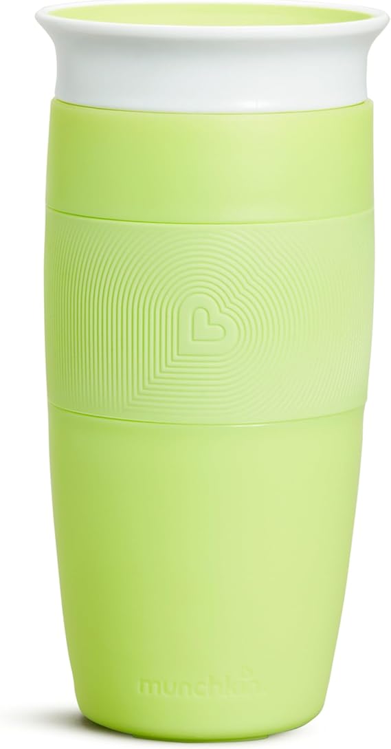 Munchkin Sippy Cup for Toddlers, Miracle 360 Cup, 14 Ounce, Green
