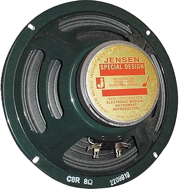Jensen Vintage C8R8 8-Inch Ceramic Speaker, 8 ohm