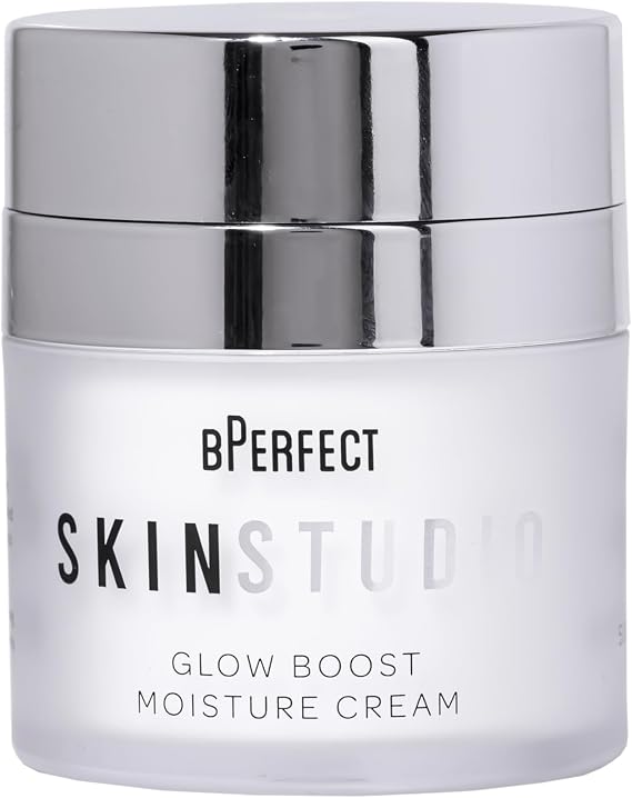 BPerfect Skin Studio Glow Boost Moisture Cream – Deep Hydrating Face Cream with Ceramides, Centella & Shea Butter – Fragrance-Free Moisturiser for Dry or Dehydrated Skin – Clinically Proven 12hr Hydra
