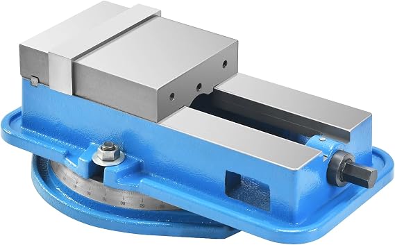 6 Inch Milling Vise Bench Clamp Vise with 360 Rotating Base High Precision Drill Press Vise Milling Drilling Machine for Shaping Drilling