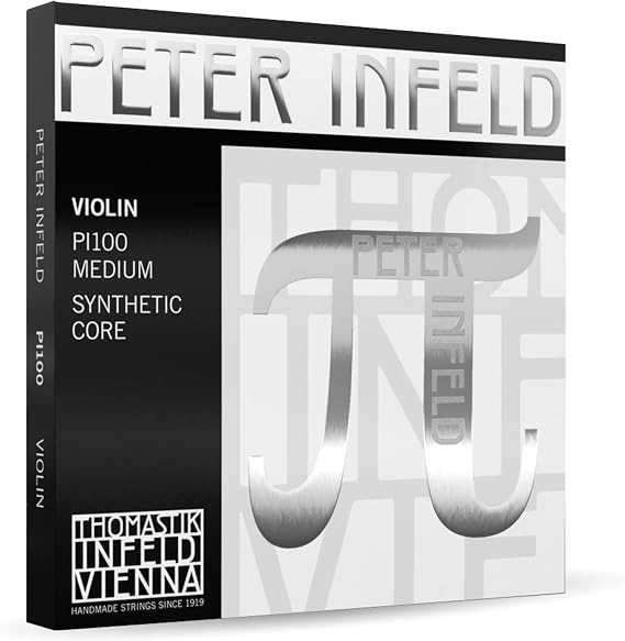 Thomastik Strings for Violin Synthetic Core Peter Infeld set 4/4 E Platinum D Silver for demanding musicians