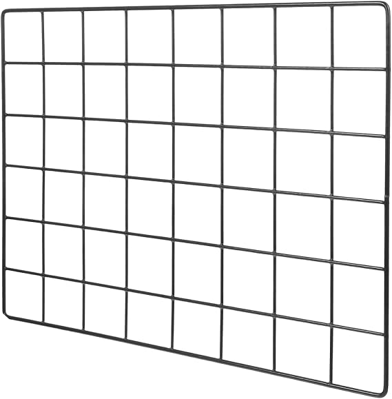 Beavorty Wall Grid Panel Metal Photo Display Grid for Pictures Postcards Memo Notes and Diy Wall Decor 15.86 X 11.92 X 0.19 in for Bedroom Study Classroom Cafe