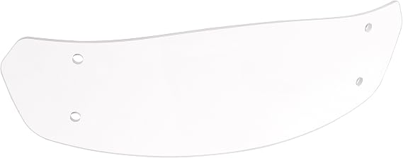 Puig 6375W Clear 315mm X 100mm Multi-Adjustable Clip-On Visor
