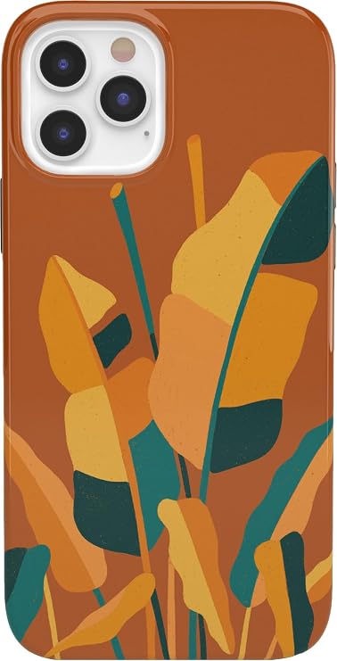 Casely iPhone 12 Pro Max Case | Let it Grow | Banana Leaf Floral | Classic Ultra Slim Design