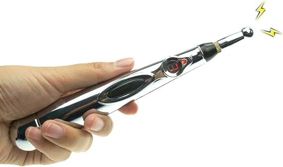 Electronic Acupuncture Pen Meridians,Meridian Acupuncture Massage Instrument Acupuncture Meridian Pen,3-in-1Electronic Pain Relief Therapy