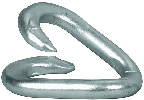 Campbell Chain & Fittings T5950024 Repair and Lap Link, 1/8" x 3/4", Zinc Plated, Tagged (Pack of 10)