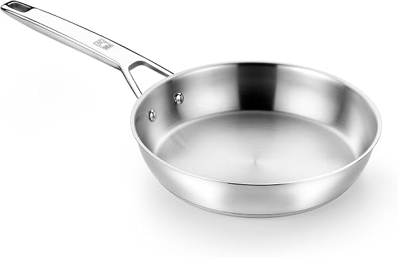 BRA COOKWARE Signature Stainless Steel Frying Pan | 11 Inches Skillet