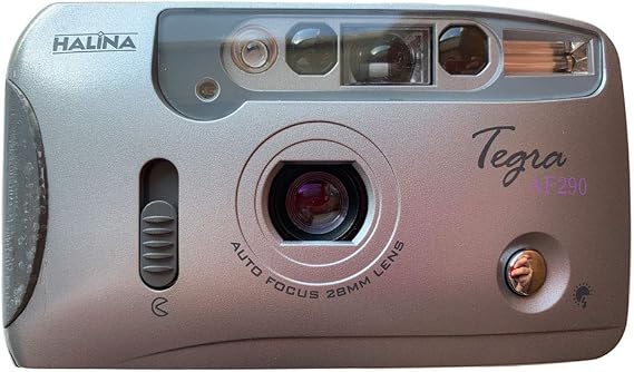 Halina Tegra AF290 35mm Film Camera Compact Point & Shoot Flash Auto Focus Motor