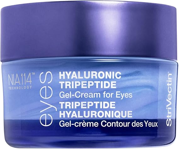 StriVectin Advanced Acids Hyaluronic Tripeptide Gel Cream for Eyes, Intense Hydration & Blue Light Neutralizer, 0.5 Fl Oz