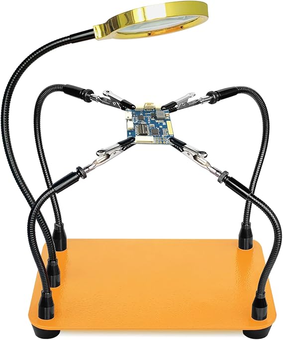Helping Hands Soldering Station Magnifying Glass PCB Holder Tool