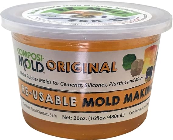 ComposiMold Original 20 Ounce Reusable Molding Material, Reheat To Reuse