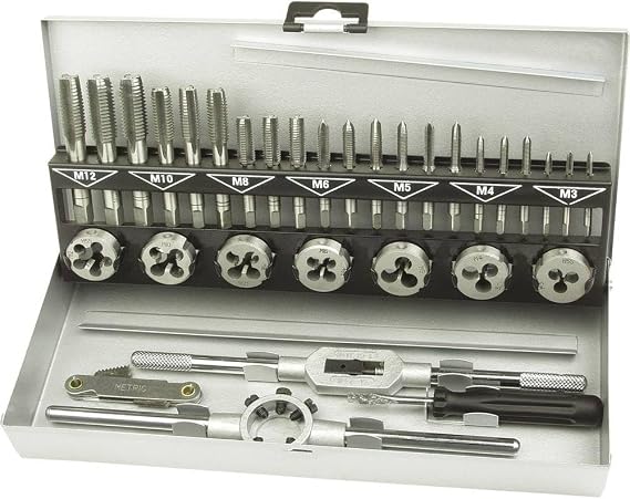 Mannesmann M 53250 Kılavuz Pafta Seti, 32 Parça, DIN/ISO Standartlarına Uygun