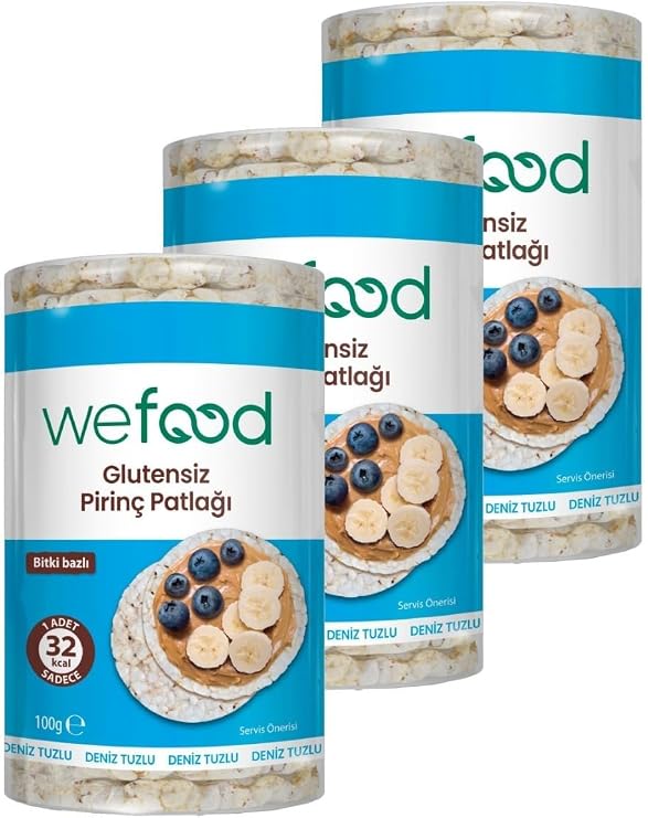 Wefood Pirinç Patlağı 100 gr 3'lü