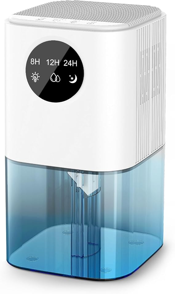 Dehumidifier Compact Energy-saving 2025 Latest Model · Rainy Season Countermeasure 1500mL Large Capacity Water Tank Quiet for Narrow Spaces Moisture Control Mildew Prevention Compact 8~24 Hour Timer
