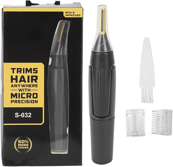HURRISE mini Men Electric Trimmer Facial Hair Remover for Removal Beard Trimmers Body Ear Nose