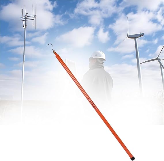 20 26 33 40 50 60 Ft Height Pole Measuring Stick,Telescopic Measuring Rod Stick,nsulated Epoxy Resin Telescopic Height Measuring Pole Tower Ruler,with Carrying Bag red 18m/59ft