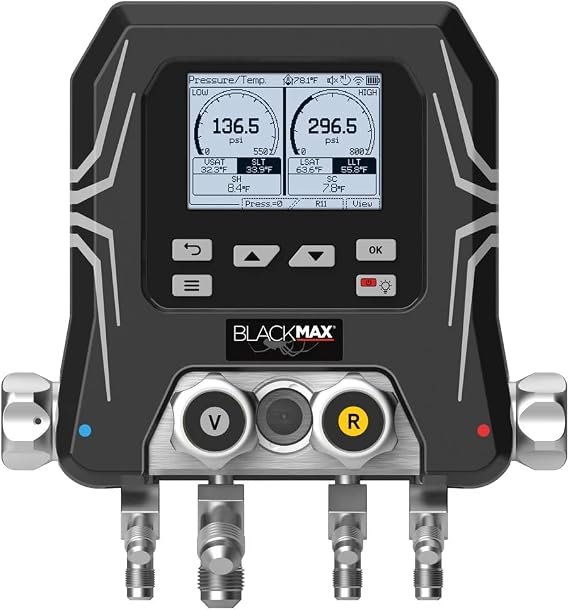 BMD200A BlackMax Wireless 4-Valve Digital Manifold