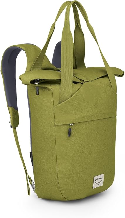 Osprey Arcane Zip Top Tote Backpack, Matcha Green Heather