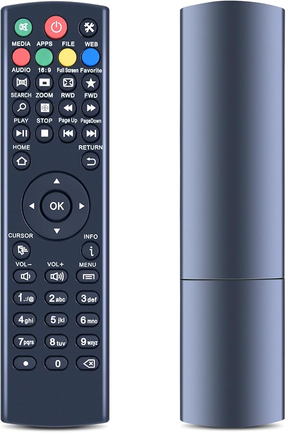 Replacement Remote Control Compatible with Superbox Without Voice, for Superbox S1, S2Pro, S3Pro, for Octastream Q1, Elite II, MAX IV, S1, S2 PRO, S3, S5Max