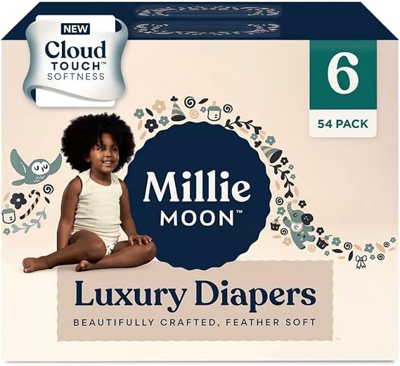 Millie- Luxury Diapers - (Size 6 and Count 54)